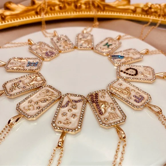 Zodiac Pendant Dainty Necklace - Picture 6 of 8